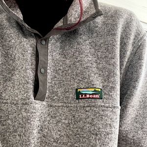 L.L Bean Half Button Up Fleece